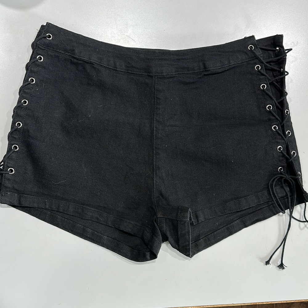 Lace up shorts